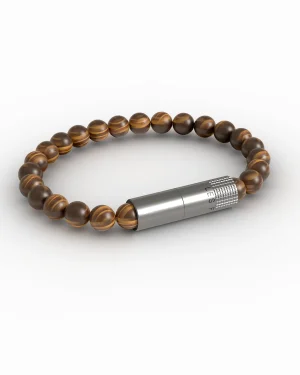 Punch bracelet – Tiger eye