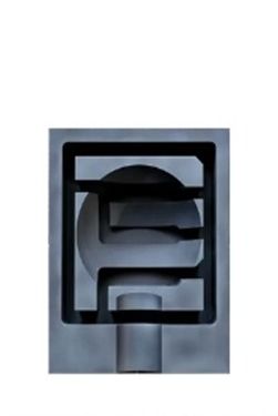 PJC Ashtray logo rest in black carbonite anodize