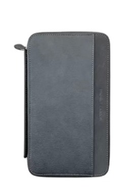 Estuche de viaje de piel genuina